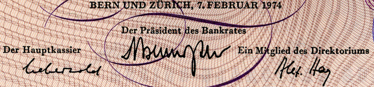 10 francs, 1974