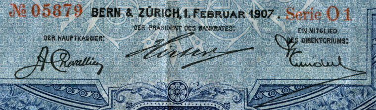 100 Franken, 1907