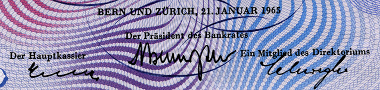 20 francs, 1965