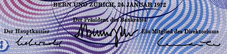 20 francs, 1972