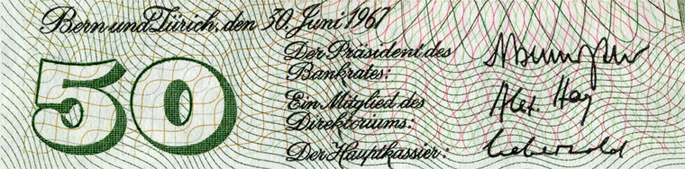 50 francs, 1967