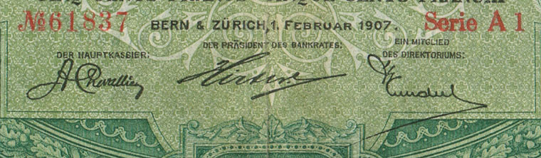 500 Franken, 1907